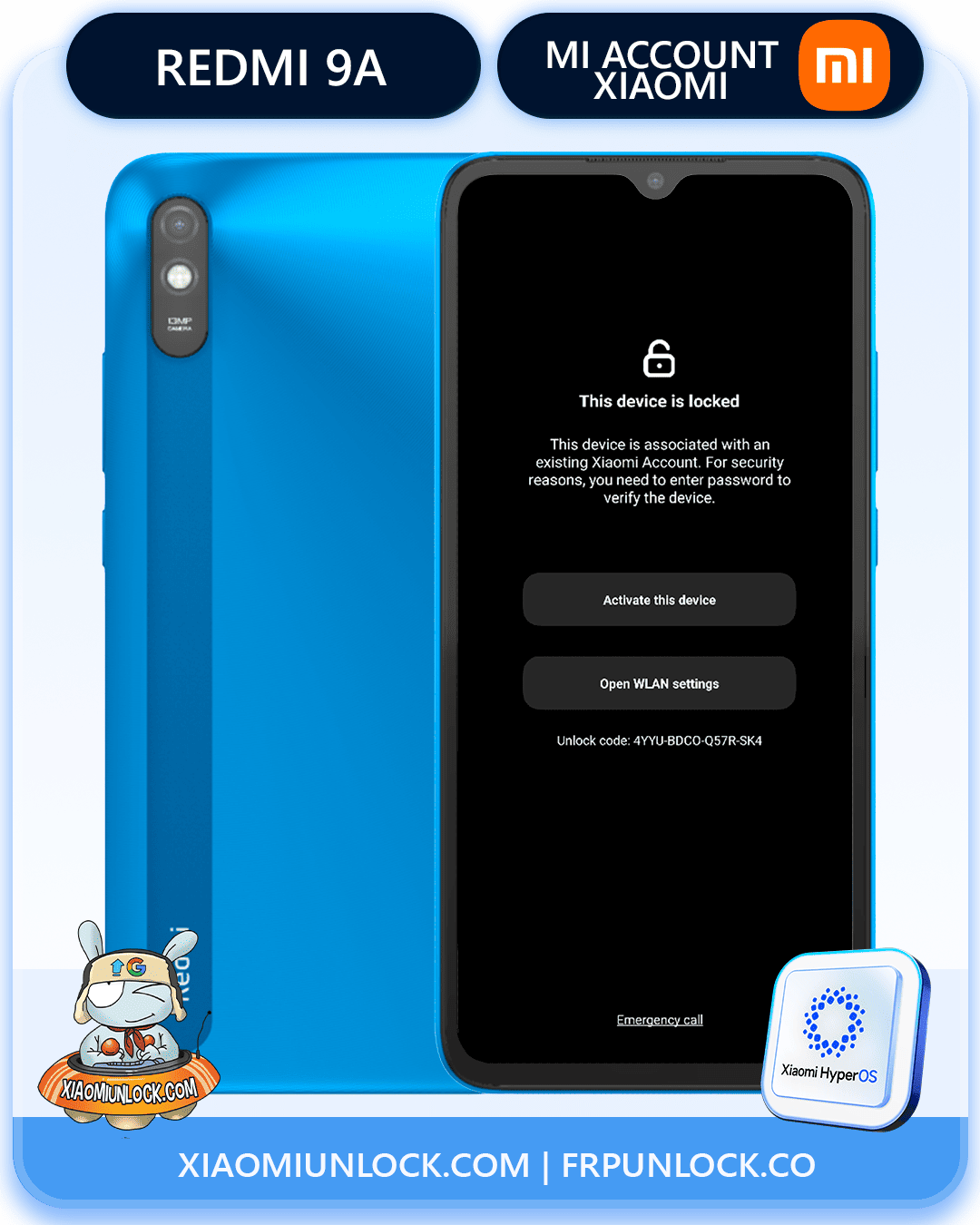 Eliminar Cuenta Mi Xiaomi Redmi  9A